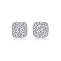 Moissanite Square Stud Earings