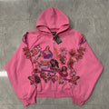 We Are Right Pink Zip Up