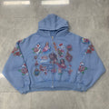 We Are Right Blue Zip Up