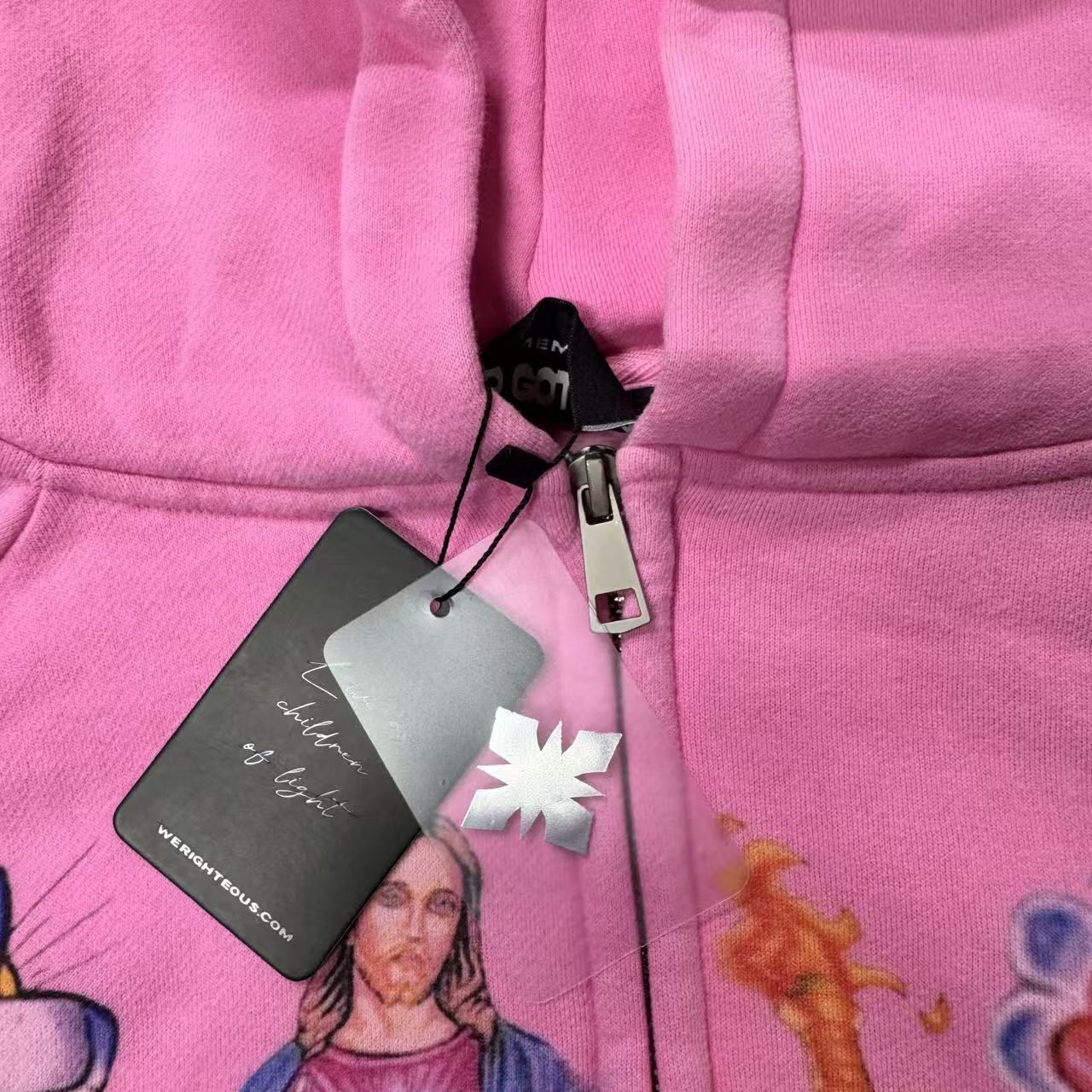 We Are Right Pink Zip Up