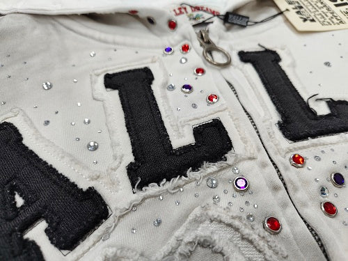 Dreams In A Valley White Zip Up