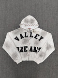 Dreams In A Valley White Zip Up